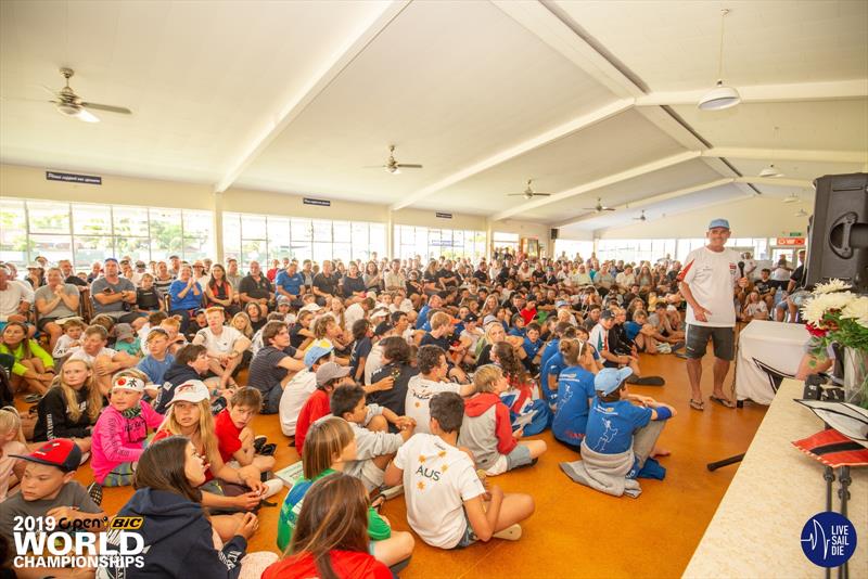 Prizegiving - O'pen BIC World Championships, Manly Sailing Club NZL, January 4, 2018 photo copyright Georgia Schofield taken at Manly Sailing Club and featuring the  class