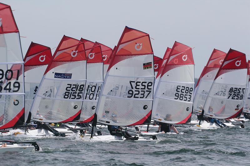 O'pen Skiff European Championships 2019 photo copyright Jean-Marc Favre taken at  and featuring the O'pen Skiff class