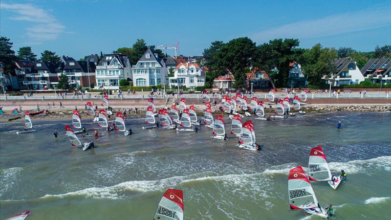 O'pen Skiff European Championships 2019 photo copyright Jean Marc Favre taken at  and featuring the O'pen Skiff class