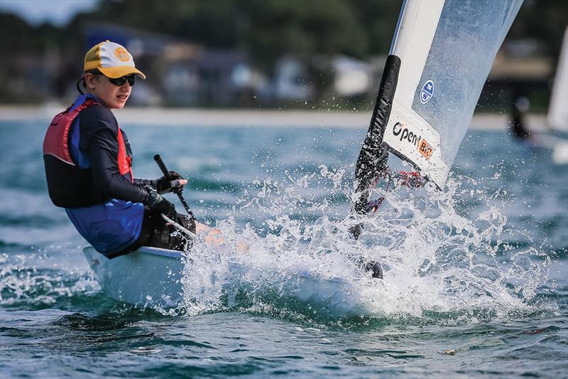 Junior One-Sail, Hosted By Corlette Point Sailing Club, 2016 Sail Port Stephens photo copyright Craig Greenhill / Saltwater taken at  and featuring the O'pen Skiff class