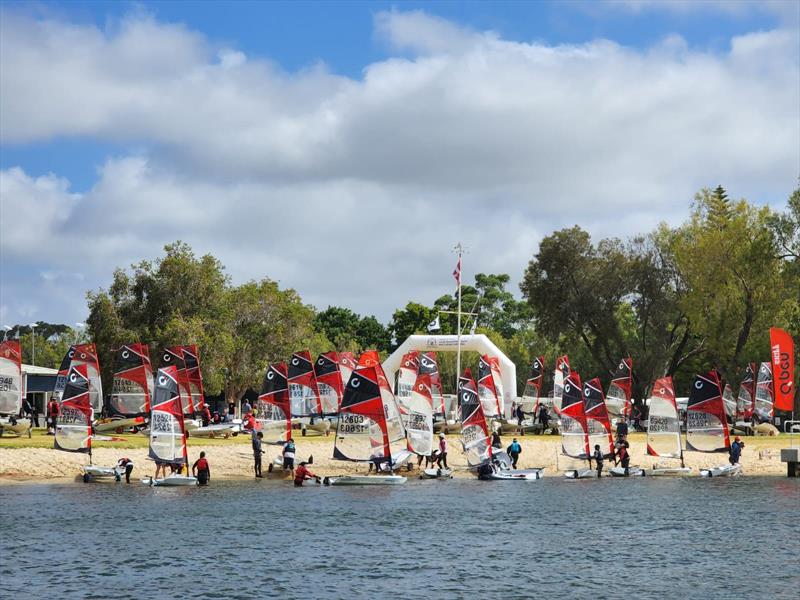 2023 AUS O'pen Skiff Championship photo copyright AUS O'pen Skiff Association taken at South of Perth Yacht Club and featuring the O'pen Skiff class