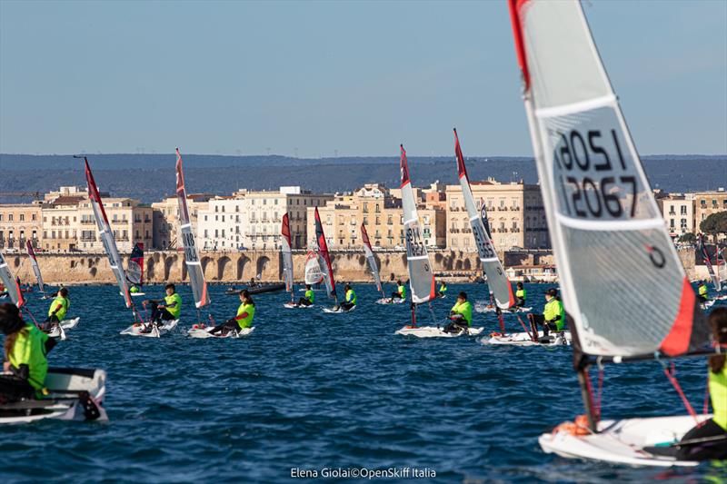 2023 Italian National Open Skiff Regatta in Taranto photo copyright Elena Giolai taken at  and featuring the O'pen Skiff class