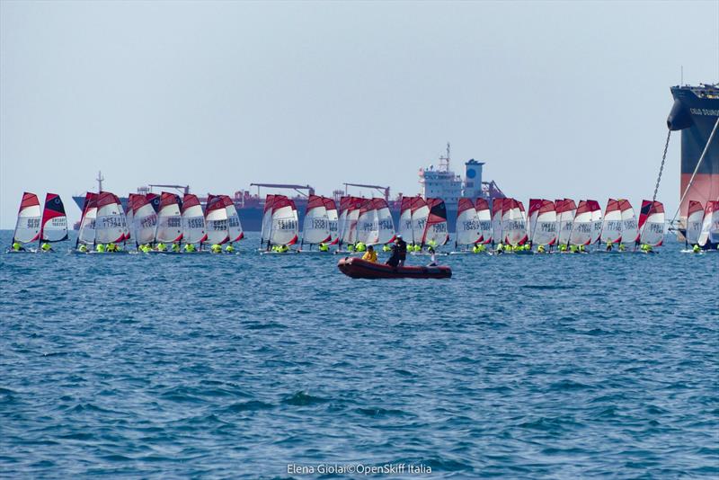 2023 Italian National Open Skiff Regatta in Taranto photo copyright Elena Giolai taken at  and featuring the O'pen Skiff class