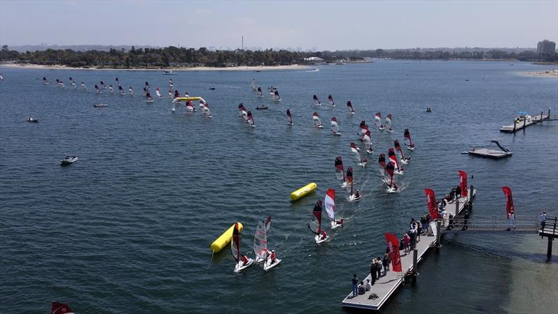 2023 North American O'pen Skiff `Un-Regatta` photo copyright Charles Dasher taken at Mission Bay Yacht Club and featuring the O'pen Skiff class