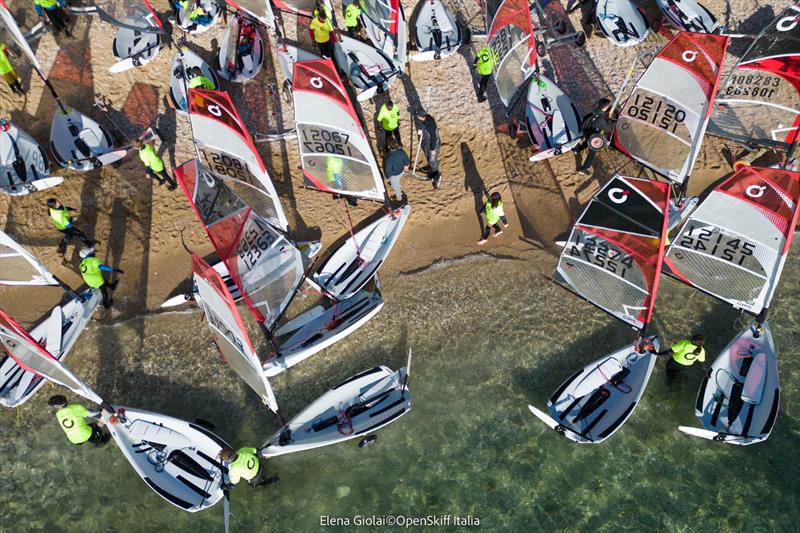 2023 Italian National Open Skiff Regatta in Taranto photo copyright Elena Giolai / Open Skiff Italia taken at  and featuring the O'pen Skiff class