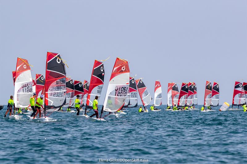 O'pen Skiff World Championship at Rimini photo copyright Elena Giolai / OpenSkiff Italia taken at Club Nautico Rimini and featuring the O'pen Skiff class