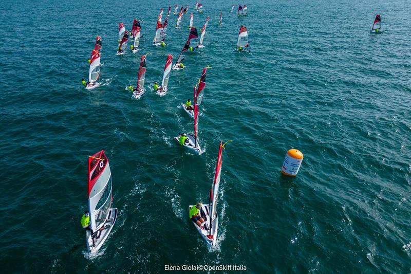 O'pen Skiff World Championship at Rimini photo copyright Elena Giolai / OpenSkiff Italia taken at Club Nautico Rimini and featuring the O'pen Skiff class