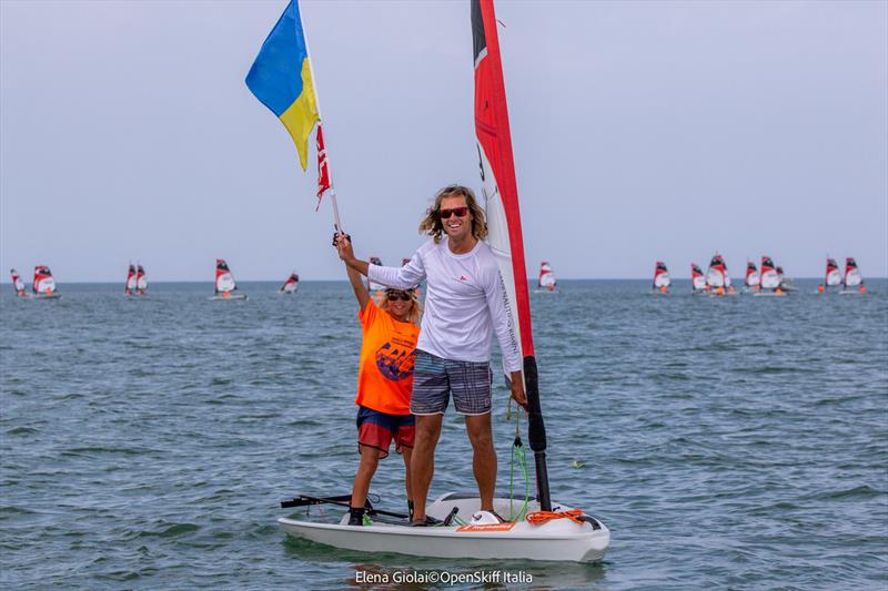 O'pen Skiff World Championship at Rimini photo copyright Elena Giolai / OpenSkiff Italia taken at Club Nautico Rimini and featuring the O'pen Skiff class