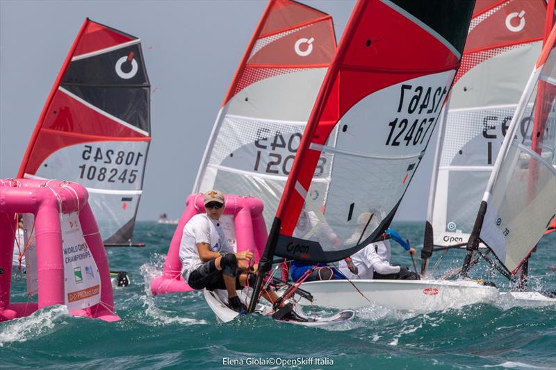 O'pen Skiff World Championship at Rimini photo copyright Elena Giolai / OpenSkiff Italia taken at Club Nautico Rimini and featuring the O'pen Skiff class