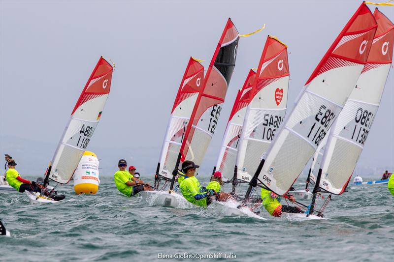 O'pen Skiff World Championship at Rimini photo copyright Elena Giolai / OpenSkiff Italia taken at Club Nautico Rimini and featuring the O'pen Skiff class