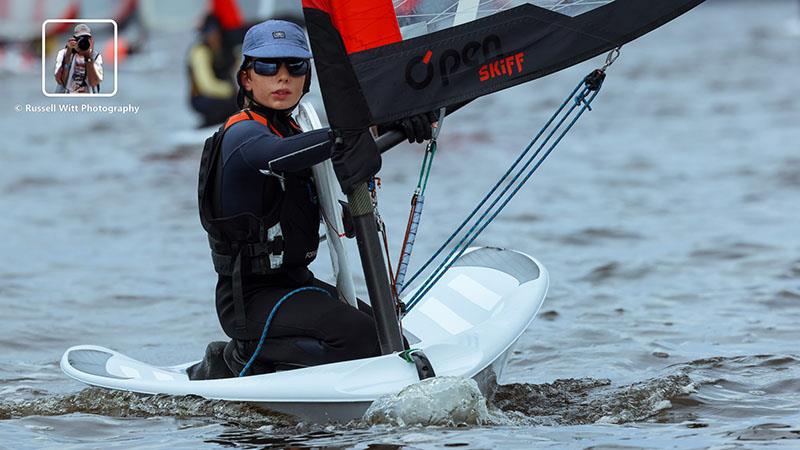 2024 AUS O'pen Skiff Championships photo copyright Russell Witt taken at Lake Cootharaba Sailing Club and featuring the O'pen Skiff class