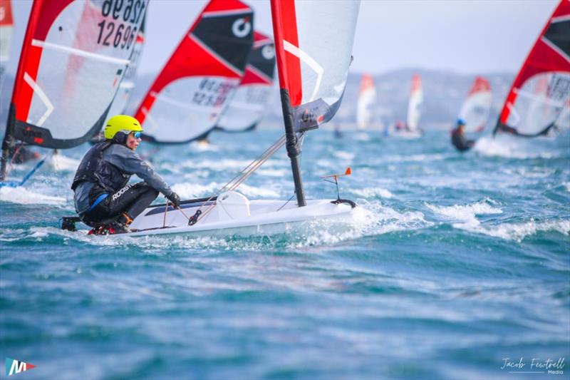 O'pen Skiff NZ Nationals - Manly SC - April 2024 photo copyright Jacob Frewtell Media taken at Manly Sailing Club and featuring the O'pen Skiff class