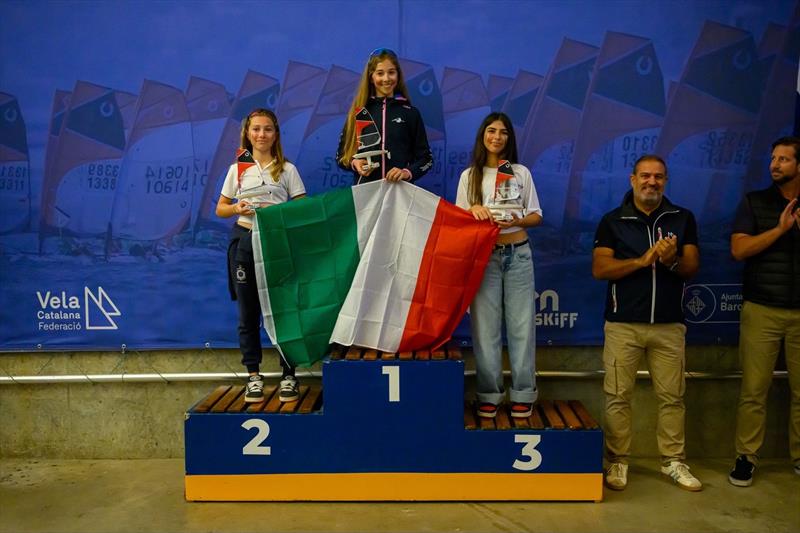 OpenSkiff European Championships photo copyright Elena Giolai taken at Lega Navale Italiana Sezione Sulcis and featuring the O'pen Skiff class