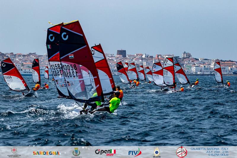 OpenSkiff World Championship 2026 in Calasetta, Italy - Day 1 - photo © Elena Giolai