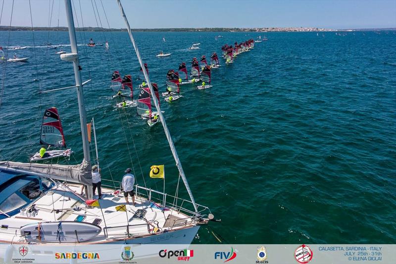 OpenSkiff World Championship 2026 in Calasetta, Italy - Day 2 - photo © Elena Giolai