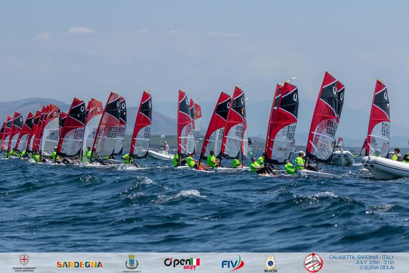 OpenSkiff World Championship 2026 in Calasetta, Italy - Day 2 - photo © Elena Giolai