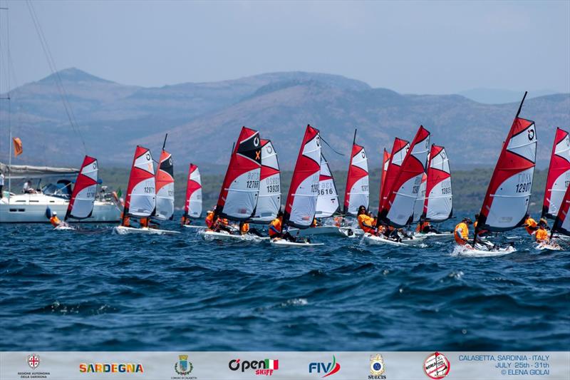 OpenSkiff World Championship 2026 in Calasetta, Italy - Day 2 - photo © Elena Giolai