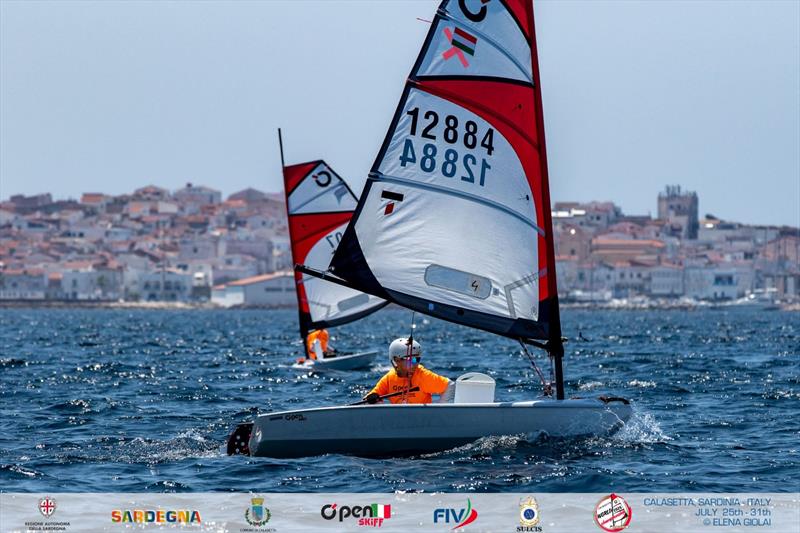 OpenSkiff World Championship 2026 in Calasetta, Italy - Day 3 photo copyright Elena Giolai taken at Lega Navale Italiana Sezione Sulcis and featuring the O'pen Skiff class