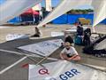 Getting ready for a day's racing during the Optimist Europeans in Cadiz © Adele Young