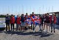 GBR Optimist team at Flanders for the Nieuwpoortweek Regatta © IOCA UK