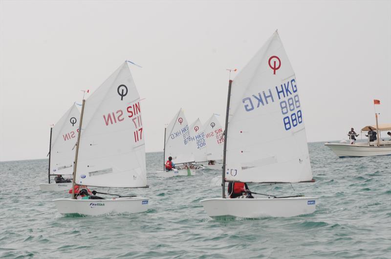 IODA Optimist Asian Team Racing Championship day 1 photo copyright Jaffar Ali taken at Bahrain Maritime Sports Association and featuring the Optimist class