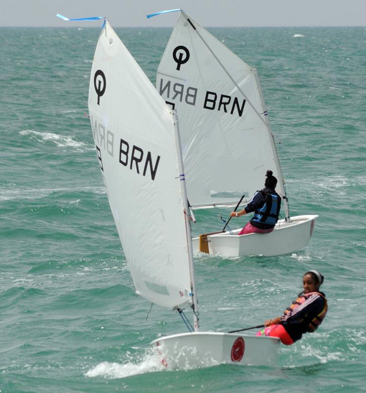 ODA Optimist Asian Championship 2014 day 1 photo copyright Jaffar Ali taken at Bahrain Maritime Sports Association and featuring the Optimist class