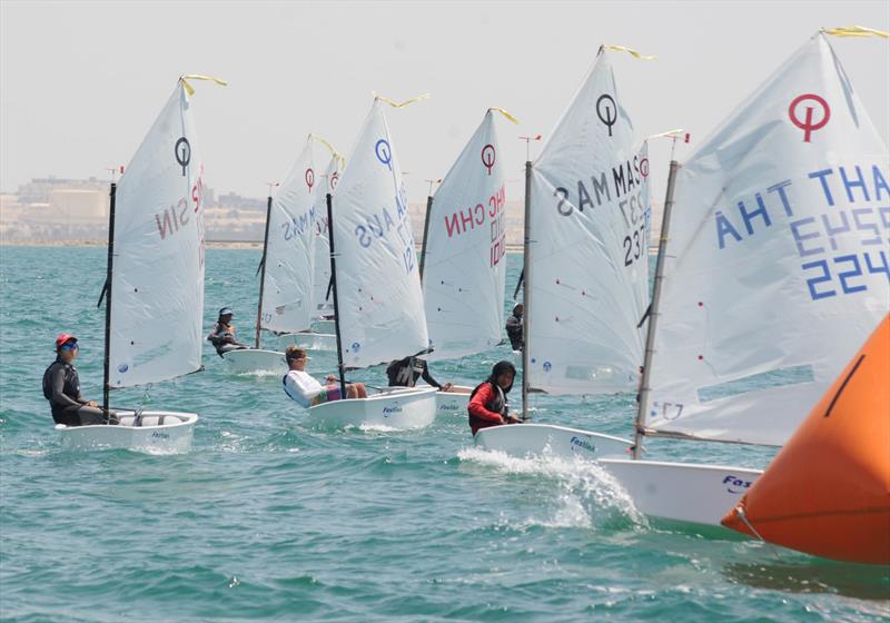 ODA Optimist Asian Championship 2014 day 2 - photo © Jaffar Ali