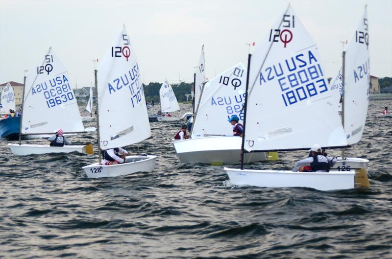 Day 2 of the USODA Team Race National Championship photo copyright Talbot Wilson taken at Pensacola Yacht Club and featuring the Optimist class