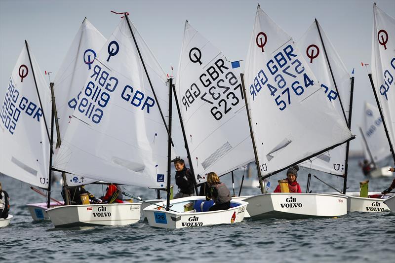 2014 RYA Zone and Home Country Championships photo copyright Paul Wyeth / www.pwpictures.com taken at Royal Yachting Association and featuring the Optimist class