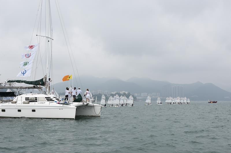 Hong Kong Optimist Nationals photo copyright Gregoire Bourrut Lacouture taken at Hong Kong Sea School and featuring the Optimist class