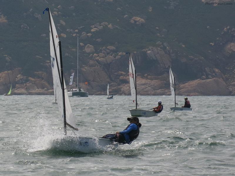 Hong Kong Optimist Nationals photo copyright Gregoire Bourrut Lacouture taken at Hong Kong Sea School and featuring the Optimist class