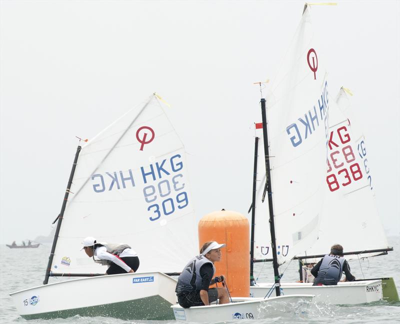 Hong Kong Optimist Nationals photo copyright Gregoire Bourrut Lacouture taken at Hong Kong Sea School and featuring the Optimist class