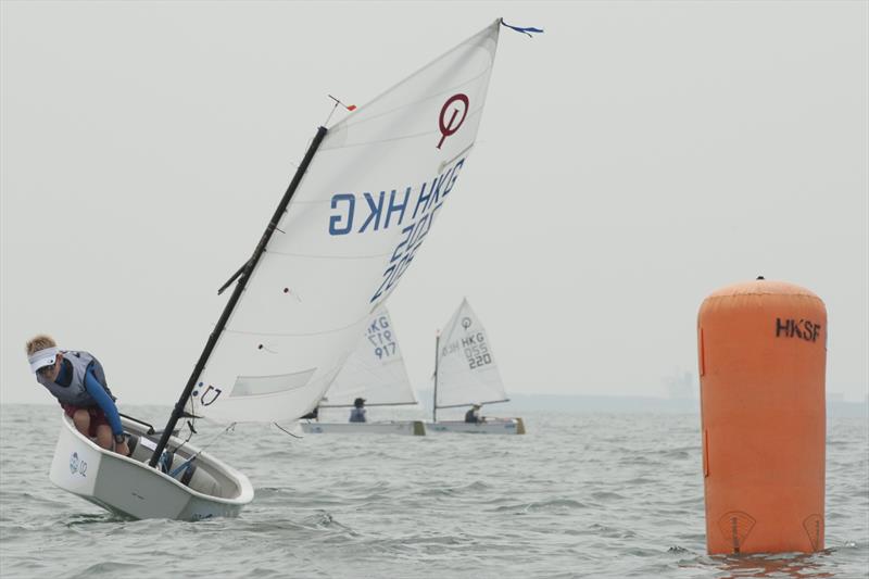 Hong Kong Optimist Nationals photo copyright Gregoire Bourrut Lacouture taken at Hong Kong Sea School and featuring the Optimist class