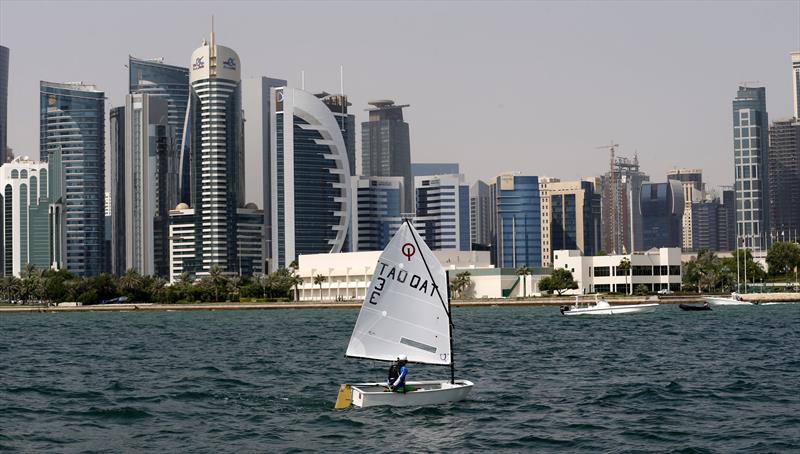 Optimist Asian & Oceanian Championships day 4 photo copyright Jayaram Korambil taken at Qatar Sailing & Rowing Federation and featuring the Optimist class