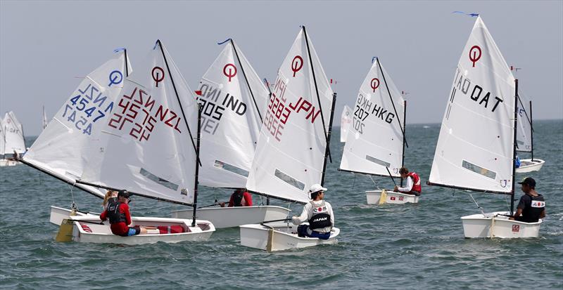 Optimist Asian & Oceanian Championships day 4 photo copyright Jayaram Korambil taken at Qatar Sailing & Rowing Federation and featuring the Optimist class