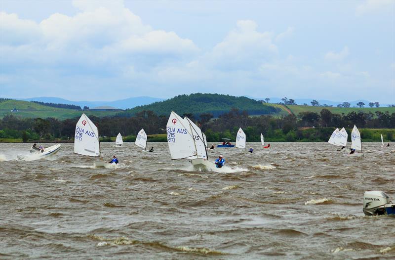 Capital Insurance Brokers ACT Optimist Championship at Canberra day 2 photo copyright Daryl Roos taken at Canberra Yacht Club and featuring the Optimist class