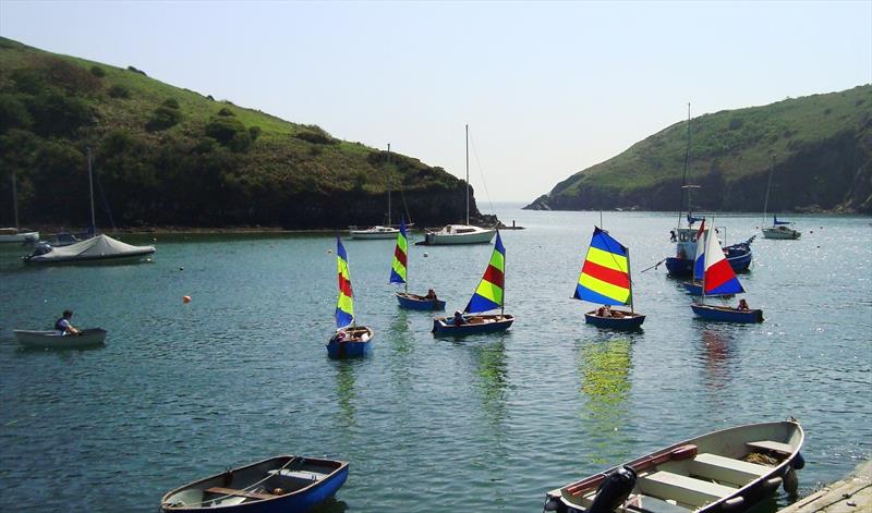 Kids sailing at Solva Sailing Club photo copyright SSC taken at Solva Sailing Club and featuring the Optimist class