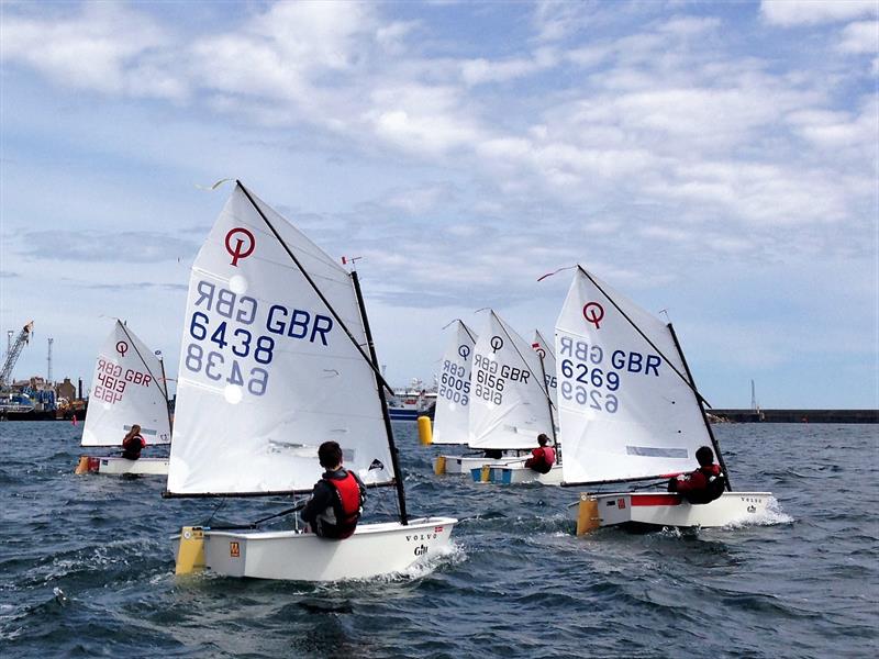 Scottish Optimist Travellers at Peterhead photo copyright Matt Toynbee taken at Peterhead Sailing Club and featuring the Optimist class