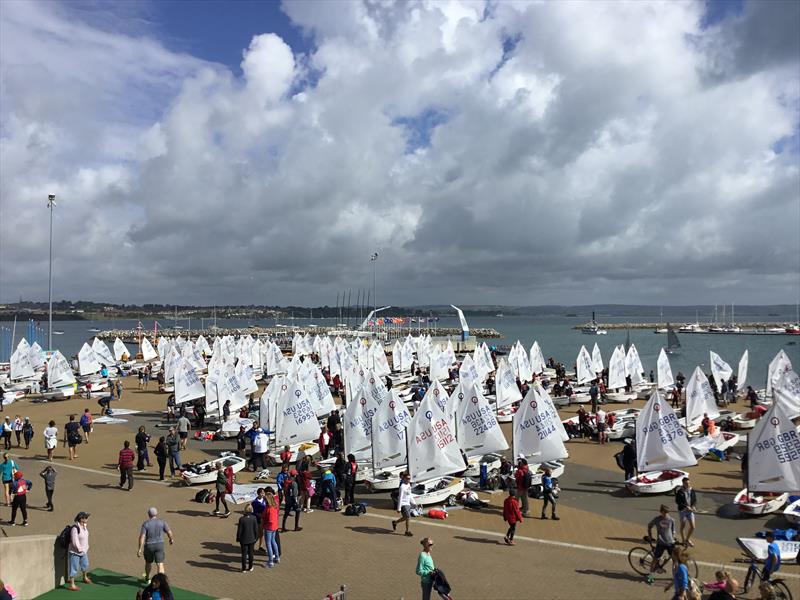 The boat part at the 2017 Volvo Gill Optimist British National and Open Championships photo copyright Paula Irish taken at Weymouth & Portland Sailing Academy and featuring the Optimist class