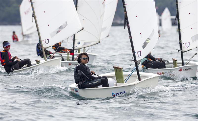 Phuket King's Cup Regatta day 2 photo copyright Guy Nowell / Phuket King's Cup taken at Royal Varuna Yacht Club and featuring the Optimist class