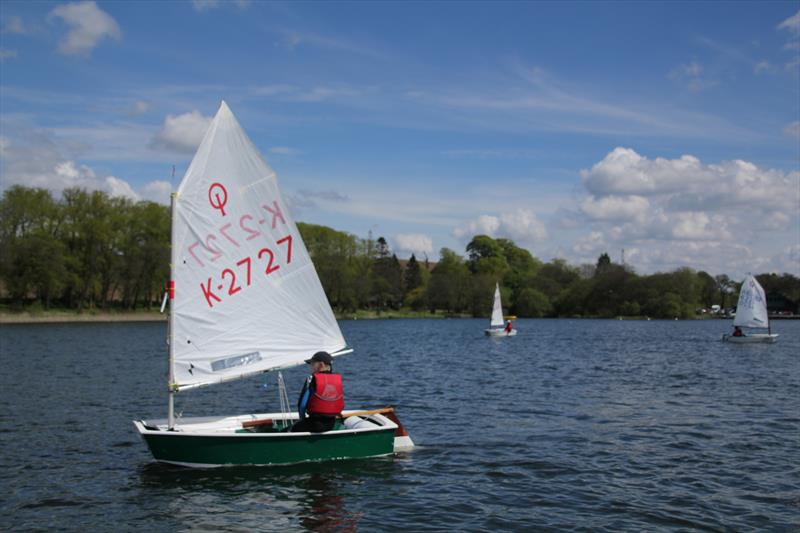 Scottish Optimist Travellers at Clyde Cruising Club, Bardowie photo copyright B Docherty taken at Clyde Cruising Club and featuring the Optimist class