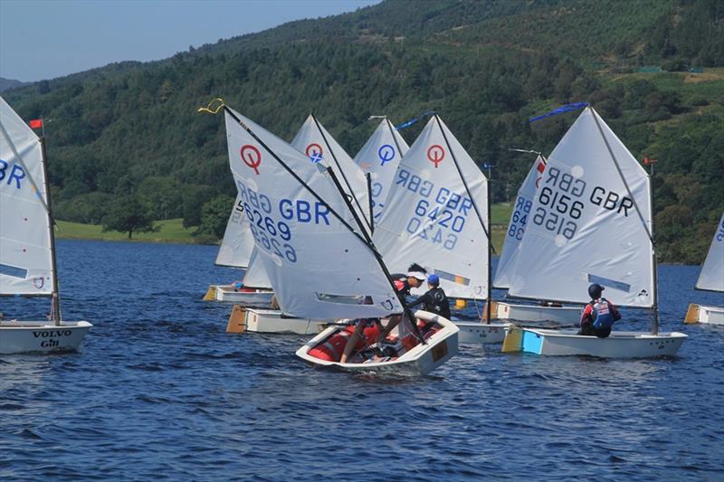 SailingFast Scottish Optimist Travellers at Loch Venachar photo copyright Brendan Docherty taken at Loch Venachar Sailing Club and featuring the Optimist class