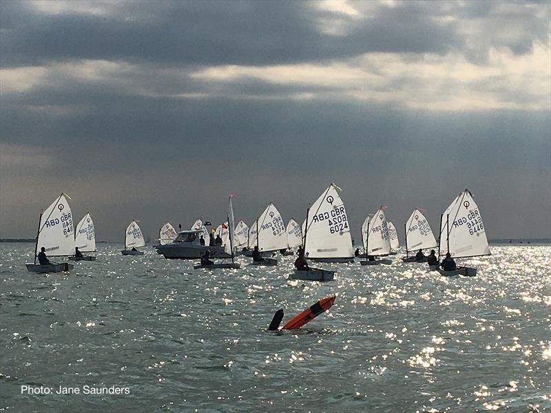 Optimist Open at Hamble River Sailing Club - photo © Jane Saunders