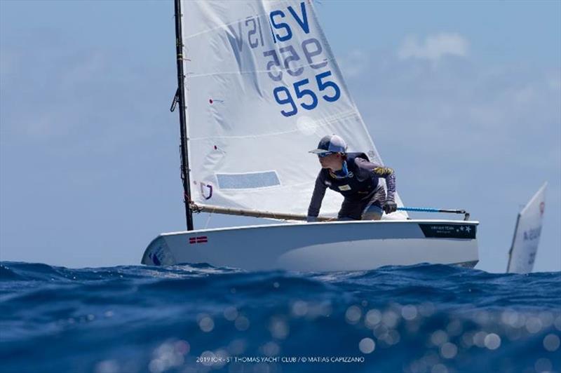 St. Thomas, USVI's Tanner Krygsveld is a sailor to watch at the 2021 International Optimist Regatta photo copyright Matias Capizzano taken at St. Thomas Yacht Club and featuring the Optimist class