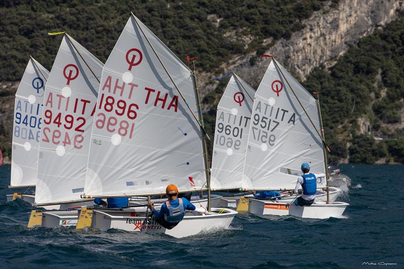 Italy win the 2021 Optimist Team Racing World Championship photo copyright Matias Capizzano / www.capizzano.com taken at Fraglia Vela Riva and featuring the Optimist class