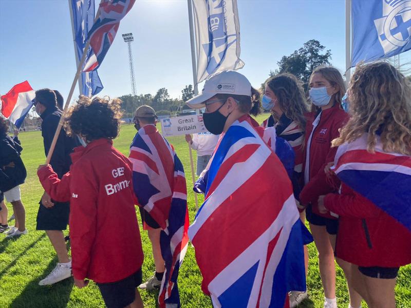 Opening Ceremony during the Optimist Europeans in Cadiz - photo © Adele Young