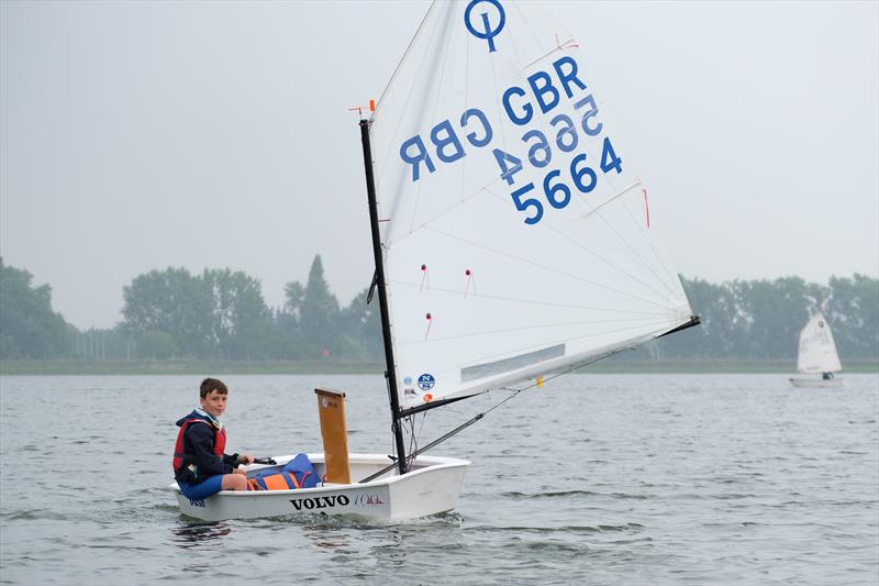 Island Barn Reservoir Optimist Open photo copyright Gavin Hayhurst taken at Island Barn Reservoir Sailing Club and featuring the Optimist class