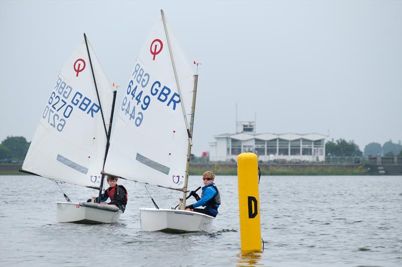 Island Barn Reservoir Optimist Open photo copyright Gavin Hayhurst taken at Island Barn Reservoir Sailing Club and featuring the Optimist class