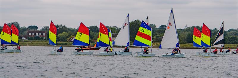 2021 RLymYC Youth Week photo copyright RLymYC taken at Royal Lymington Yacht Club and featuring the Optimist class