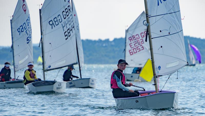 2021 RLymYC Youth Week photo copyright RLymYC taken at Royal Lymington Yacht Club and featuring the Optimist class